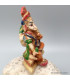 Statuette Ganesh assis pantalon orange 11 cm 