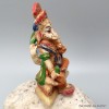 Statuette Ganesh assis pantalon orange 11 cm
