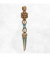 Phurba tibétain et dorjé laiton turquoise Objets rituels bouddhistes PHURBA2.1