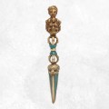 Phurba tibétain et dorjé laiton turquoise Objets rituels bouddhistes PHURBA2.1