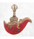Kartika tibétain (drigug) laiton serti de corail Kartika Tibétain Bouddhiste KD5