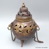 Encensoir bouddhiste antique 18 cm 