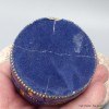 Boîte pour bijoux népalaise pierres bleues 
