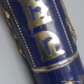 Porte encens tibétain cylindrique pierres bleues - Porte-encens tibétains
