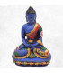 Statuette Bouddha de Médecine avec lotus 14 cm Statuettes Bouddhistes BLUEB5