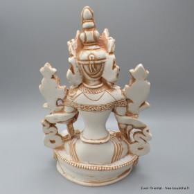 Statuette bouddhiste Tara Blanche 15 cm Statuettes Bouddhistes STATB1PM