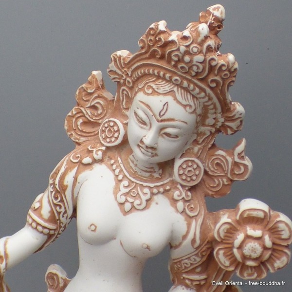 Statuette Tara Blanche 30 cm Objets rituels bouddhistes STATB2