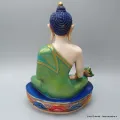 Statue bouddhiste tibetaine Bouddha Sakyamouni 21 cm - Statuettes bouddhistes tibétaines artisanales