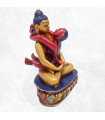 Statuette Bouddha Shakti rouge et or 13 cm Statuettes Bouddhistes SHAKTI23