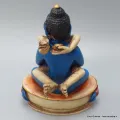 Statuette bouddhiste Bouddha Shakti 12 cm peinte à main - Statuettes bouddhistes tibétaines artisanales