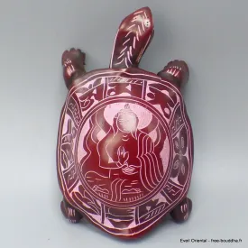 Statuette bouddhiste Tortue - Décoration Bouddha - Statuettes bouddhistes tibétaines artisanales