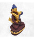 Statuette bouddhiste Shakti 13 cm bordeau or Statuettes Bouddhistes SHAKTI25