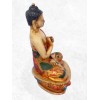 Statue Bouddha Sakyamouni peint à la main Statuettes Bouddhistes SAKYA1