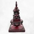 Statuette bouddhiste Stupa tibetain en résine 15 cm - Statuettes bouddhistes tibétaines artisanales
