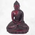 Statuette bouddhiste du Bouddha rouge Amitabha 13 cm - Statuettes bouddhistes tibétaines artisanales