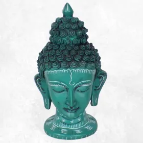 Statuette bouddhiste tibétaine Tête de Tara 16 cm - Statuettes bouddhistes tibétaines artisanales