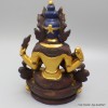Statuette Chenrezi marron et or 15 cm Statuettes Bouddhistes STACH2