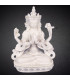 Statuette bouddhiste Chenrezi résine blanche 20 cm Statuettes Bouddhistes STACB1