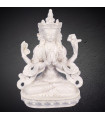 Statuette bouddhiste Chenrezi résine blanche 20 cm Statuettes Bouddhistes STACB1