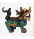 Artisanat tibétain statuette Dragon Statuettes Bouddhistes STADRA2