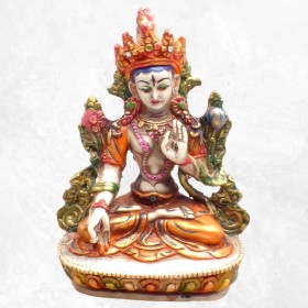 Statuette Tara blanche 15 cm Statuettes Bouddhistes STB5