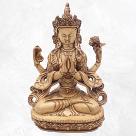 Statuette bouddhiste Chenrezi 15 cm Statuettes Bouddhistes CHEN15
