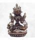 Statuette bouddhiste Tara blanche Cuivre et aluminium 15 CM Statuettes Bouddhistes TARACU