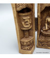 Temple triptyque bouddhiste de voyage Objets rituels bouddhistes TEM1