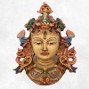 Statuette masque de Tara peinte à la main Statuettes Bouddhistes MATV4