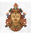 Statuette masque de Tara peinte à la main Statuettes Bouddhistes MATV4
