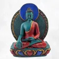 Statuette bouddhiste Bouddha de Médecine - Statuettes bouddhistes tibétaines artisanales