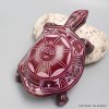 Statuette tibétaine Tortue Yeux du Bouddha 