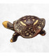 Statuette Tortue et lotus 