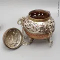 Porte-encens tibétain style oriental cuivre et métal - Porte-encens tibétains