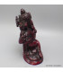 Statue de Ganesh résine rouge 14 cm 