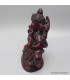 Statue de Ganesh résine rouge 14 cm 