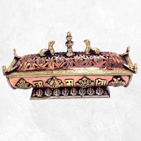 Brûleur d'encens tibétain Stupa Encens tibétains, accessoires BESTU1