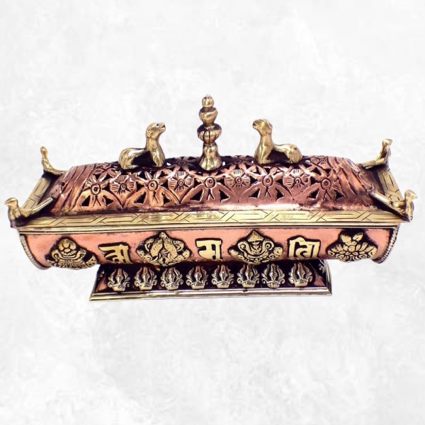 Brûleur d'encens tibétain Stupa Encens tibétains, accessoires BESTU1
