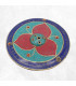 Porte-encens artisanat tibétain serti de pierres Encens tibétains, accessoires PET25