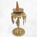 Porte encens tibétain pour cônes en laiton - Porte-encens tibétains