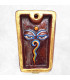 Porte encens tibétain Yeux de Bouddha terre cuite Brûleurs et porte-encens PET57