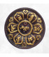 Porte encens tibétain mantra en terre cuite