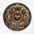 Porte encens tibétain mantra en terre cuite - Porte-encens tibétains