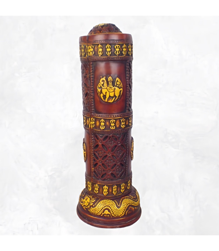 Porte encens cylindre pour encens indiens Encens tibétains, accessoires BBRE6