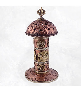 Porte-encens cordelette forme champignon