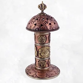 Porte-encens cordelette forme champignon - Porte-encens tibétains