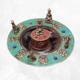 Porte-encens tibétain 5 Bouddhas - Porte-encens tibétains