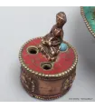 Porte-encens tibétain 5 Bouddhas - Porte-encens tibétains