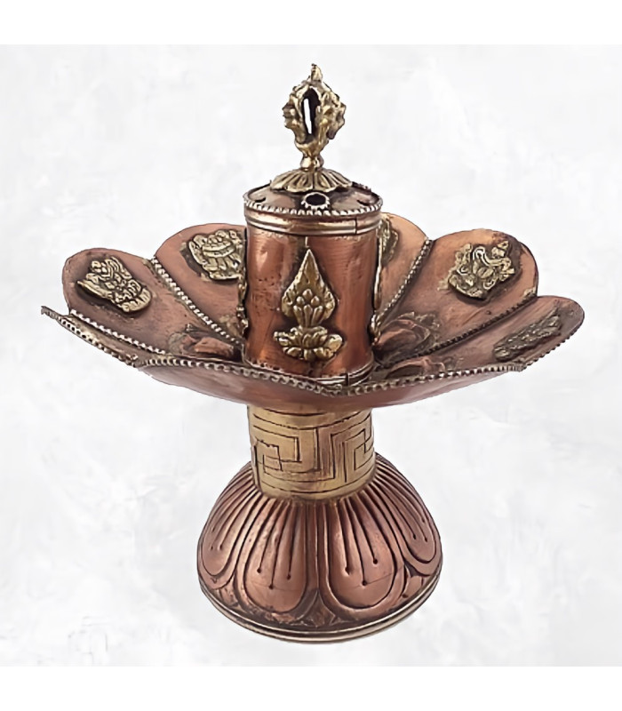 Brûleur d'encens tibétain Lotus Brûleurs et porte-encens DBLESA4.1