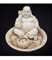 Porte encens Boudha en résine 